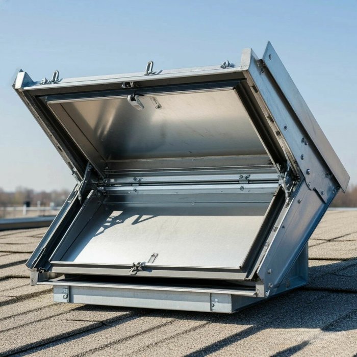 Общие сведения о дымовых люках и зенитных фонарях